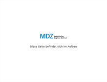 Tablet Screenshot of mdz.ch